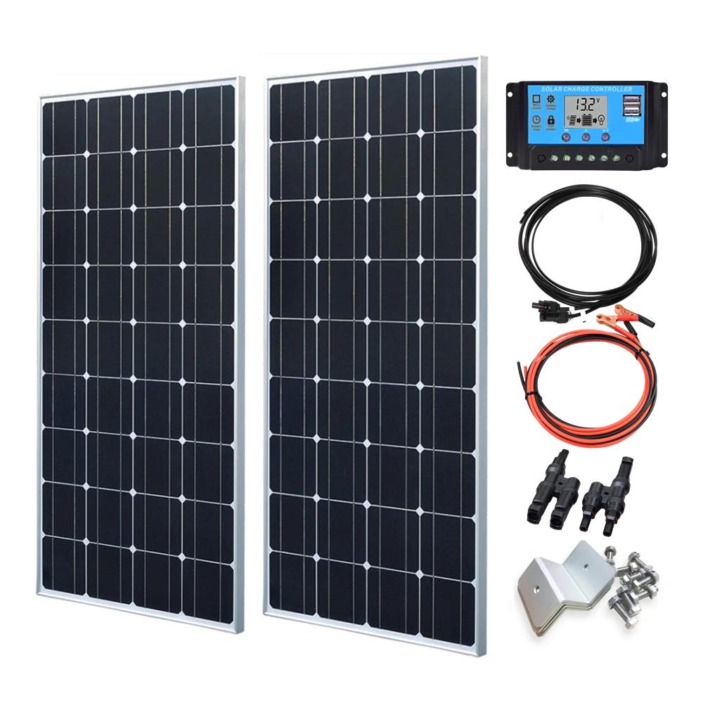 Solar Panel kit ȭ  ¾  г ŰƮ, 240W, 24V, 12 V, 120W, 18 V, 120W, ܴ г, ǳ,    PV г, ¾籤 ý